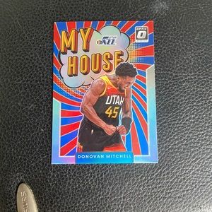 Donovan Mitchell 2022 Donruss Optic My House Basketball card